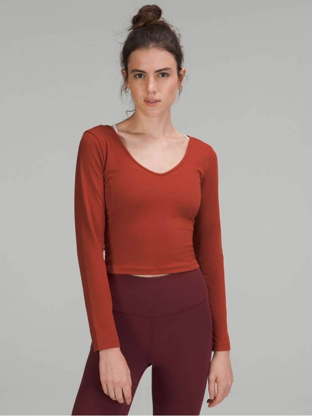Lululemon Align Long Sleeve Shirt Size 6 Nulu Cropped Top NWOT